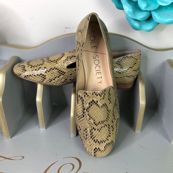 SOLE society snake print Leather shoes - Picture 2 of 15